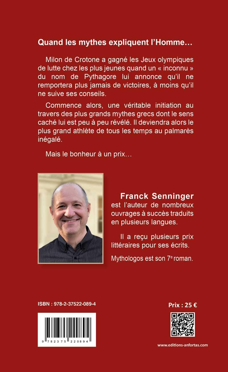 Dos du livre Mythologos (2020)