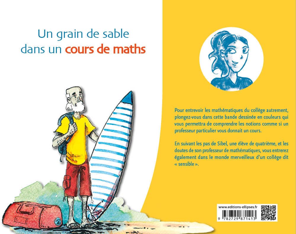 Dos du livre Un grain de sable dans un cours de maths (2012)