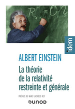 Couverture du livre La théorie de la relativité restreinte et générale de Albert Einstein