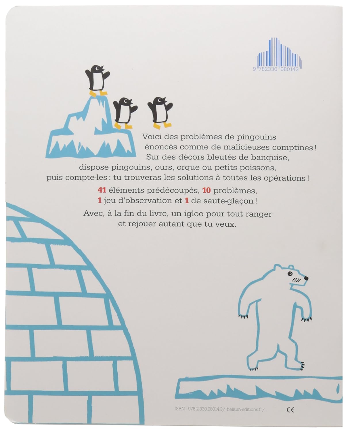 Dos du livre Compte avec les pingouins !