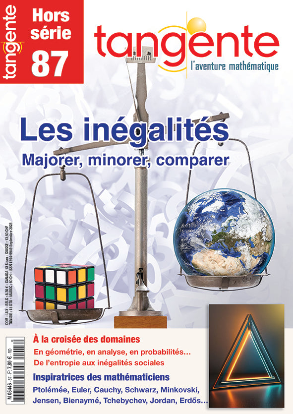 Couverture du magazine Tangente Hors-Série Thématique 87 - Les inégalités