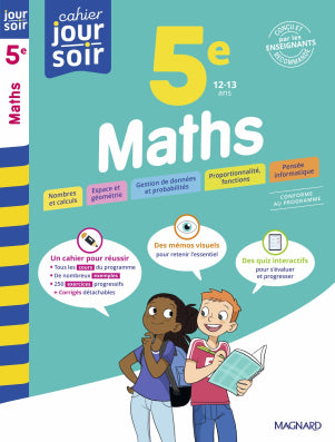 Cahier du jour, cahier du soir (Maths 5ème)