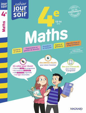 Cahier du jour, cahier du soir (Maths 4ème)