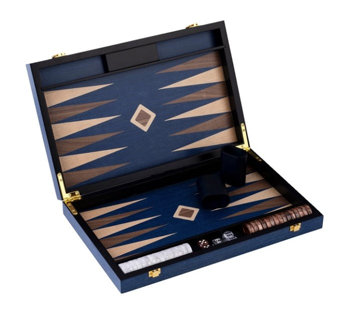 BACKGAMMON NOYER BLEU 48CM