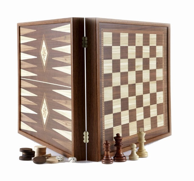 ECHECS BACKGAMMON 41CM NOYER