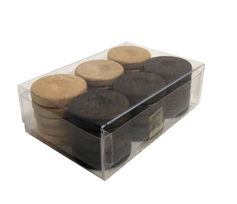 SET PIONS BOIS 36MM BACKGAMMON