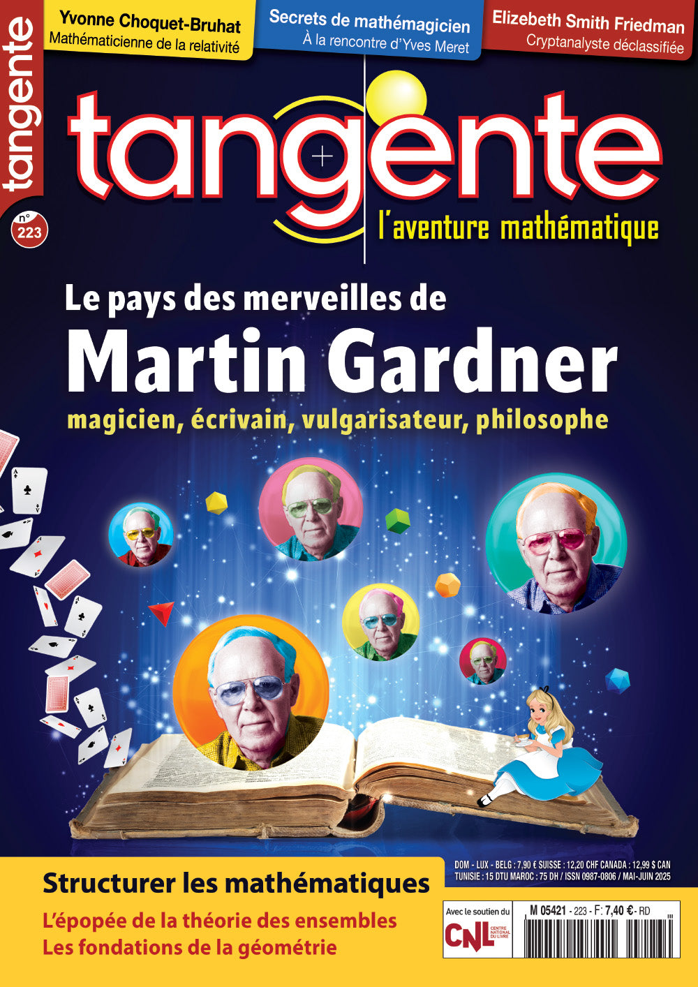 Couverture du livre Tangente 223 - Martin Gardner