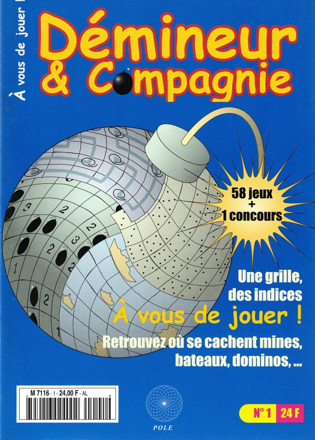 Couverture du magazine Démineur et compagnie Petit format 1
