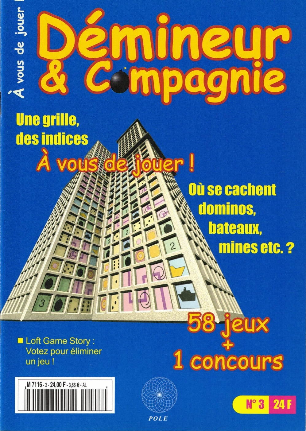 Couverture du magazine Démineur et compagnie Petit format 3