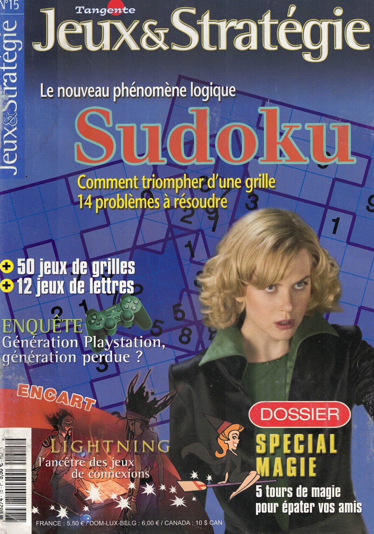 Couverture du magazine Tangente Jeux & Stratégies N° 15
