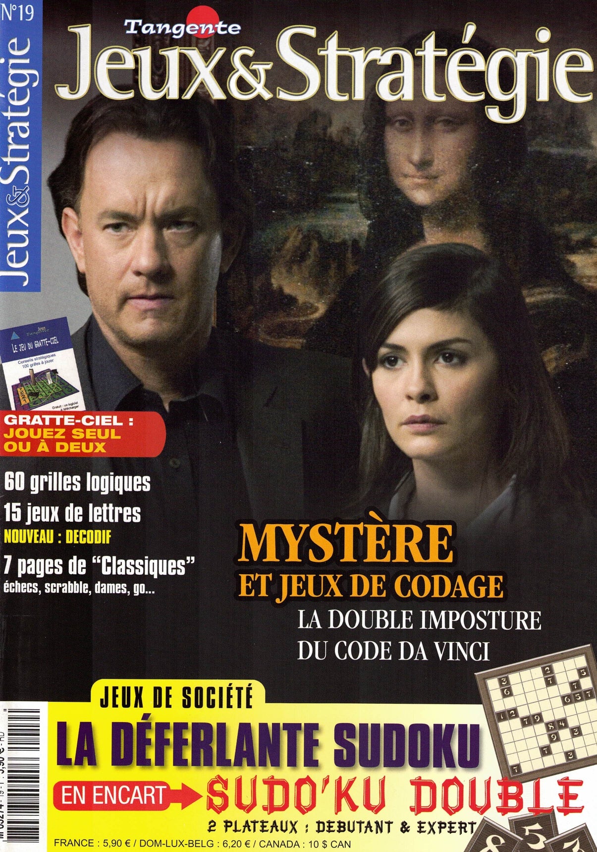 Couverture du magazine Tangente Jeux & Stratégies N° 19