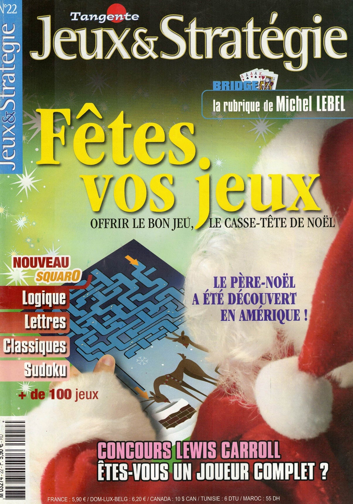 Couverture du magazine Tangente Jeux & Stratégies N° 22