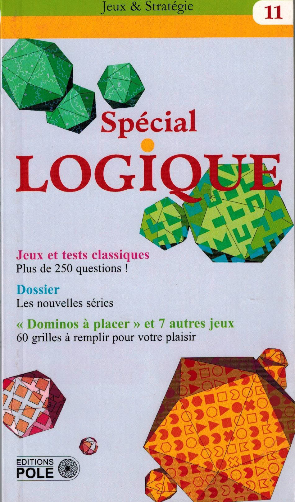 Couverture du livre Jeux et tests classiques (SPL11)