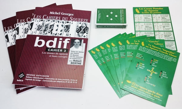 Couverture du jeu Pack cahier du Squeeze + fiches + jeu de cartes
