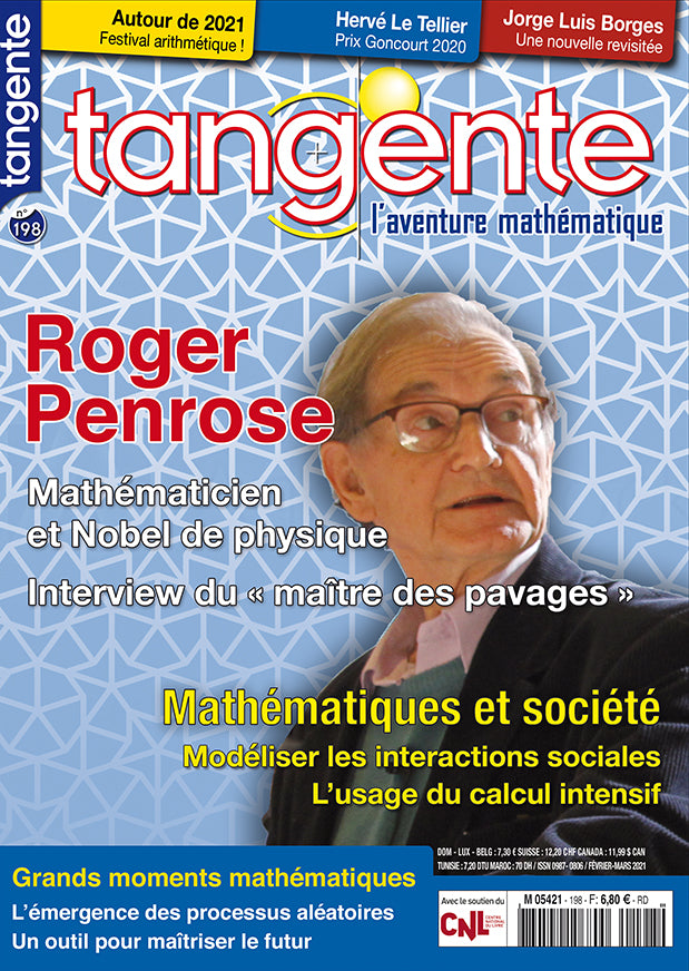 Couverture du magazine Numéro 198 Tangente magazine - Roger Penrose