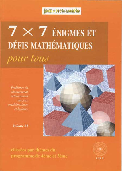 7x7 enigmes (4 ème & 3 ème)