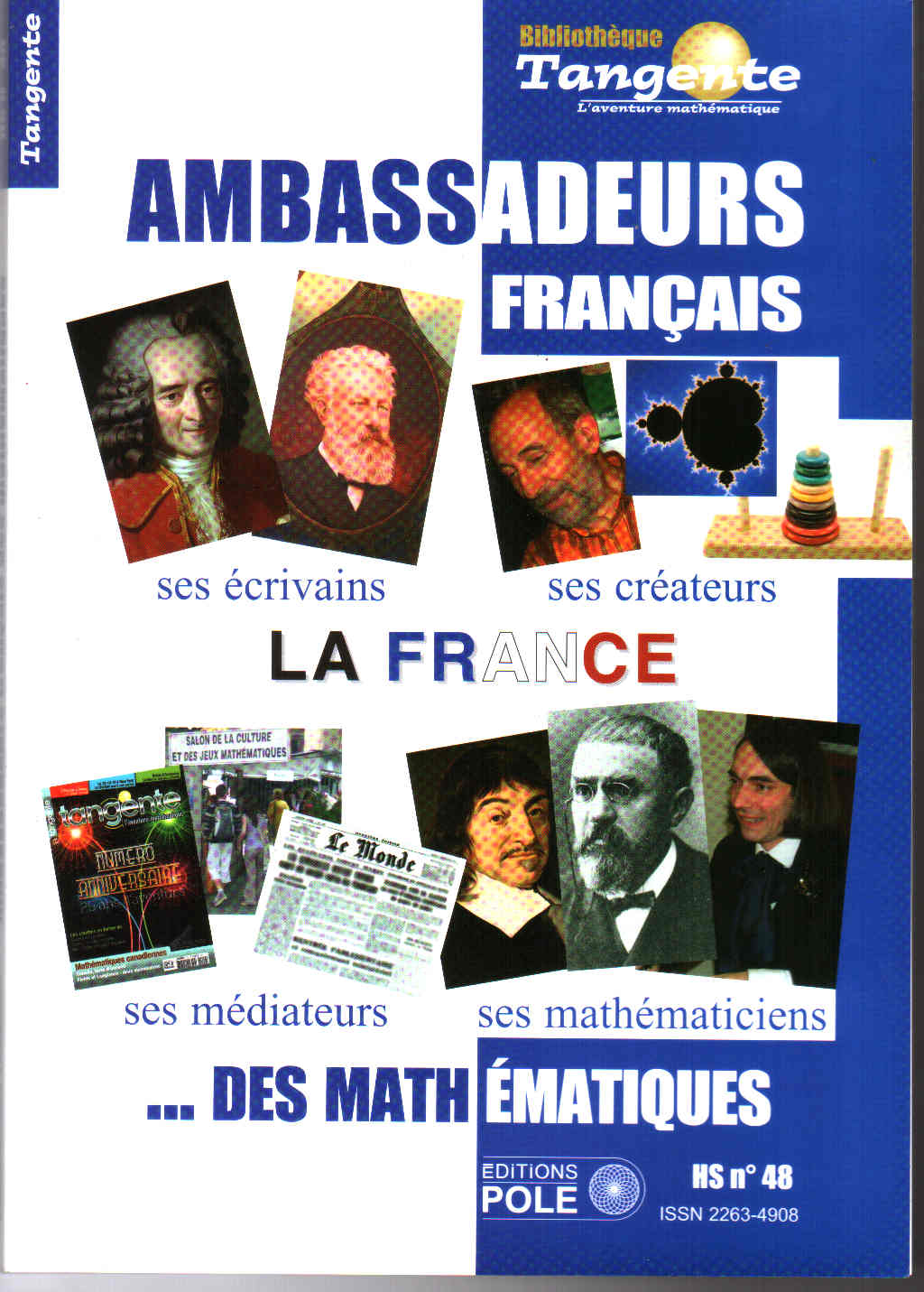 Couverture du livre BIB 48 / Ambassadeurs francophone des maths de Gilles Cohen