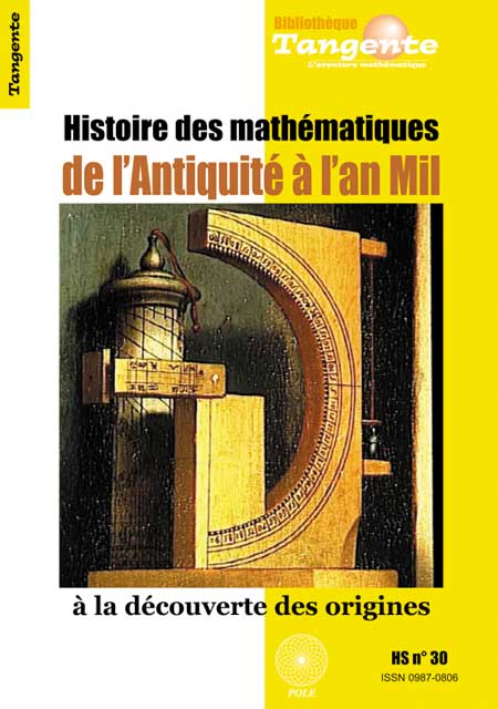 Couverture du livre BIB 30 / Histoire des maths de l’antiquité a l'an 1000 de Elisabeth Busser