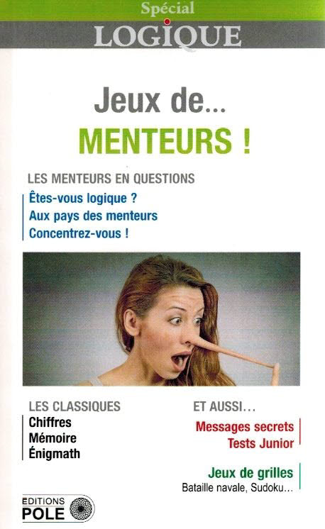 Couverture du livre Jeux de menteurs (SPS24)
