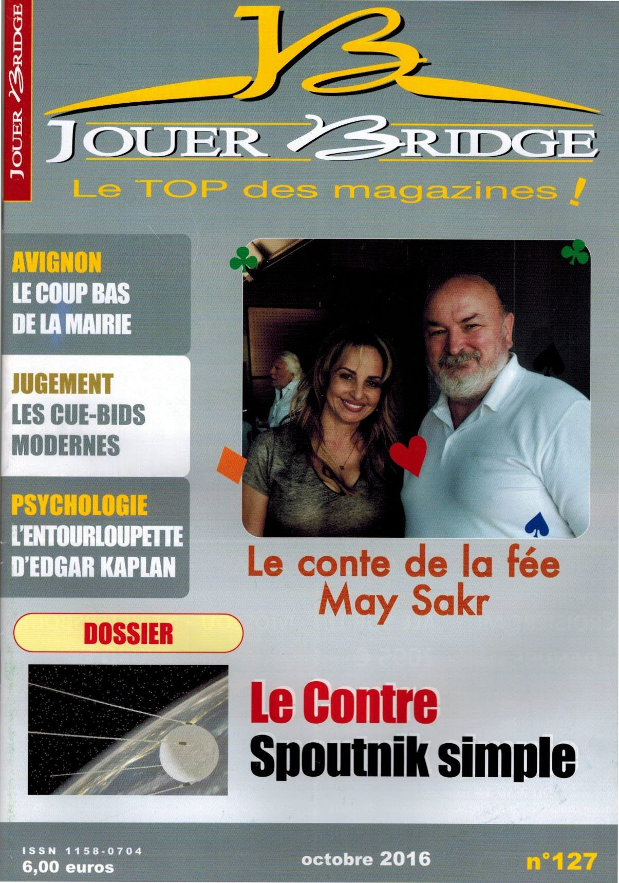 Couverture du magazine Numéro 127 Jouer Bridge -  Le contre