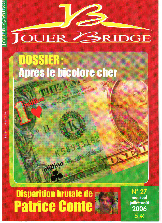 Couverture du magazine Numéro 27 Jouer Bridge -  Après le bicolore cher