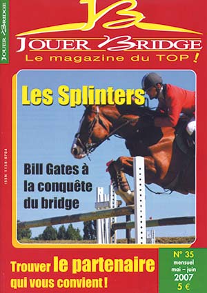 Couverture du magazine Numéro 35 Jouer Bridge - Les Splinters