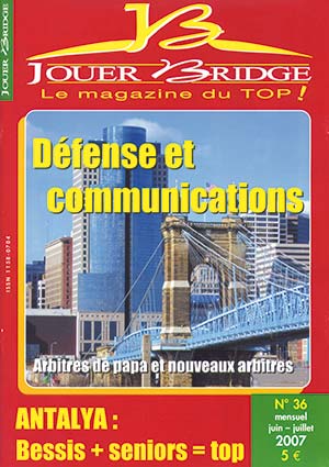 Couverture du magazine Numéro 36 Jouer Bridge - Défense et communication
