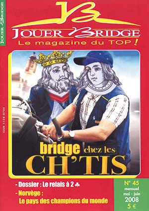 Couverture du magazine Numéro 45 Jouer Bridge - Le relais à 2 T