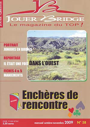 Couverture du magazine Numéro 58 Jouer Bridge - Les enchères de rencontre