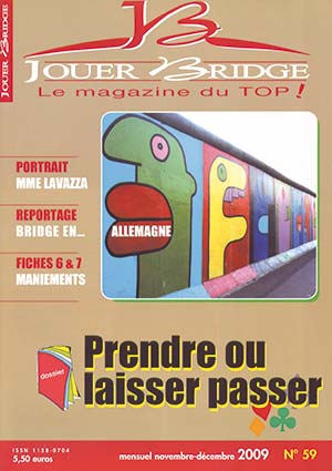 Couverture du magazine Numéro 59 Jouer Bridge - Prendre ou laisser passer