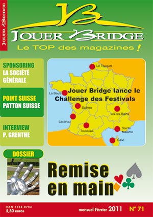 Couverture du magazine Numéro 71 Jouer Bridge - Remise en main