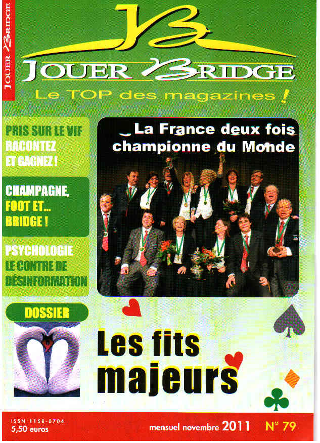 Couverture du magazine Numéro 79 Jouer Bridge - Fits majeurs