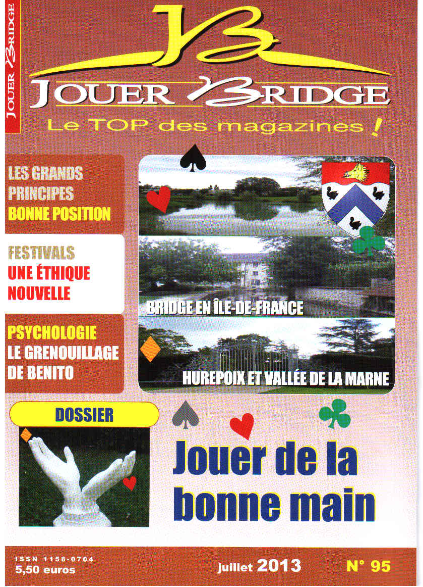 Couverture du magazine Numéro 95 Jouer Bridge - Jouer de la bonne main