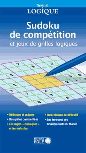 Couverture du livre sudoku de compétitions (SPS22/23) de Denis Auroux