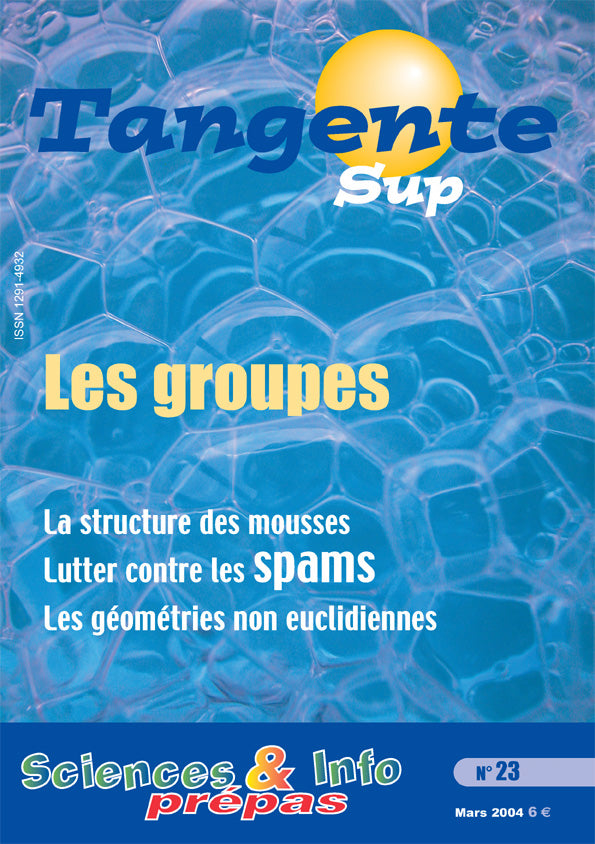 Couverture du magazine Tangente Sup 23 - Les Groupes