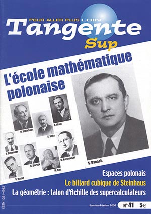 Couverture du magazine Tangente Sup 41 - L'école Mathématique Polonaise