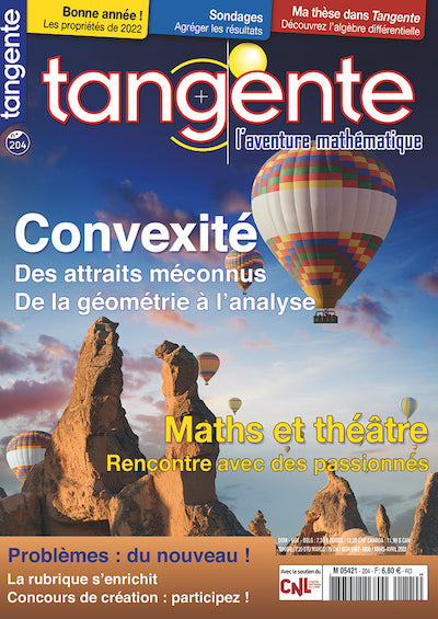 Couverture du magazine Numéro 204 Tangente magazine - Convexité
