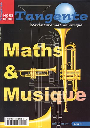 Couverture du magazine Tangente Hors-Série Thématique 11 - Maths et Musique