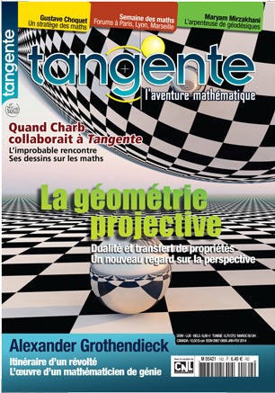 Couverture du magazine Numéro 162 Tangente magazine - La géométrie projective