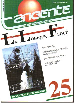 Couverture du magazine Numéro 25 Tangente magazine -  La logique floue