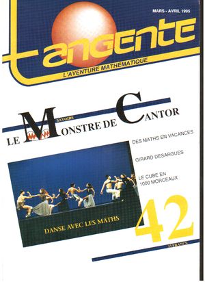 Couverture du magazine Numéro 42 Tangente magazine - Le monstre de Cantar