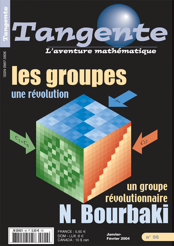 Couverture du magazine Numéro 96 Tangente magazine - Les groupes